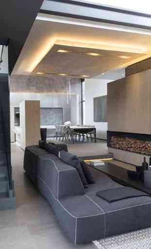 Idee di design moderno elegante soffitto 2