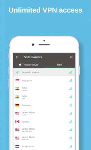 IndiaVPN - Unlimited Free & Fast Security Proxy 2