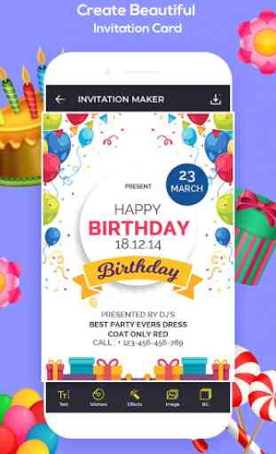 Invitation Maker, Greeting Card Maker (RSVP) 1