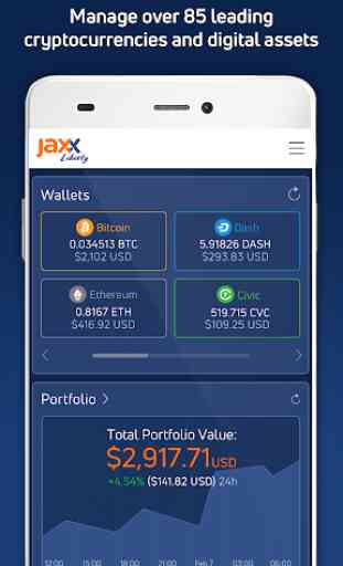 Jaxx Liberty: Portafoglio Blockchain 1