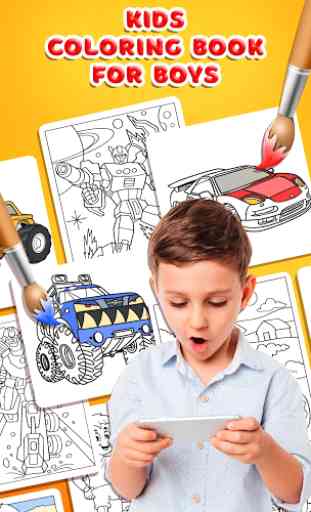 Kids Coloring Book for Boys 1