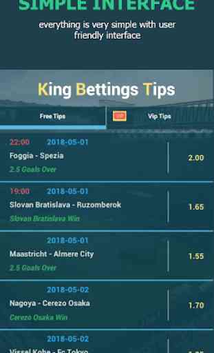 King Betting Tips Football App 1