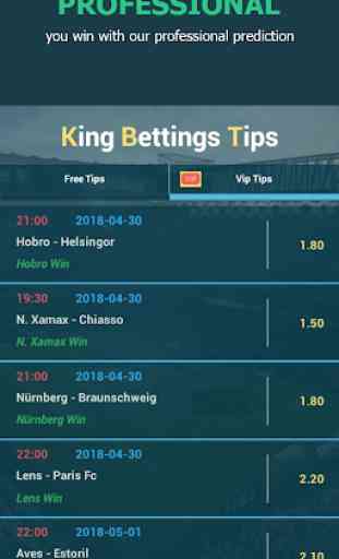 King Betting Tips Football App 2