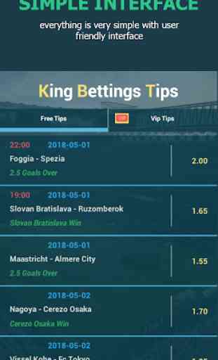 King Betting Tips Football App 4