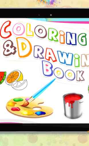 libro da colorare di frutti - libro da colorare 4