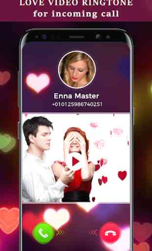 Love Video Ringtone for Incoming Call 3