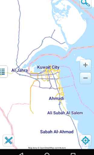 Map of Kuwait offline 1