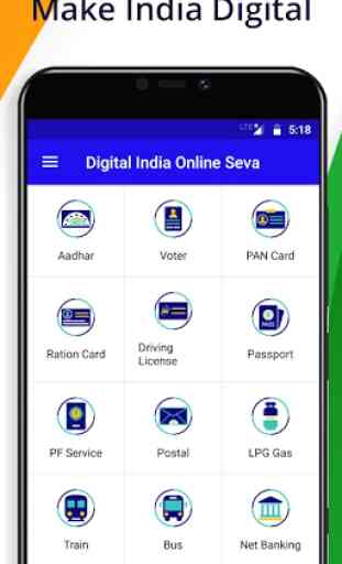 Online Seva : Digital Services of India 1