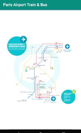 Paris Airport Train & Bus - OFFLINE Map 1