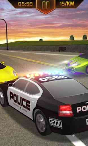 Polizia inseguimento in auto 2