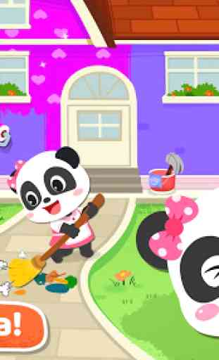 Pulizie nella casa di Baby Panda 1