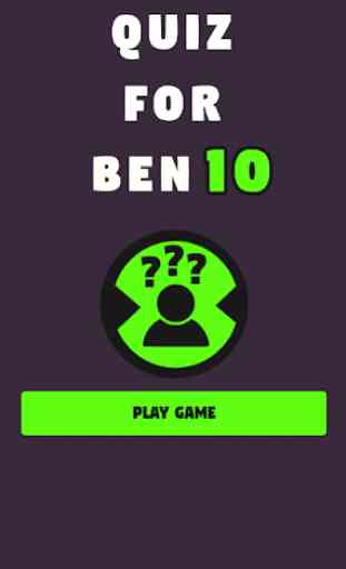 Quiz for Ben 10 1