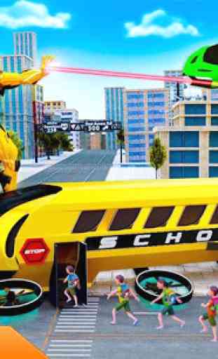 robot scuolabus volante giochi di robot eroe 2