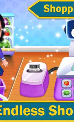 Supermarket Shopping Mall & Toy Zone  Family Game 1