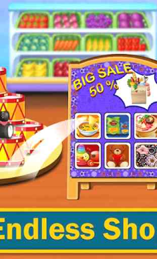 Supermarket Shopping Mall & Toy Zone  Family Game 4