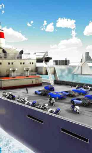 US Police Car Trasporti: Cruise Ship Simulator 2