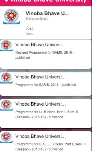 Vinoba Bhave University 2