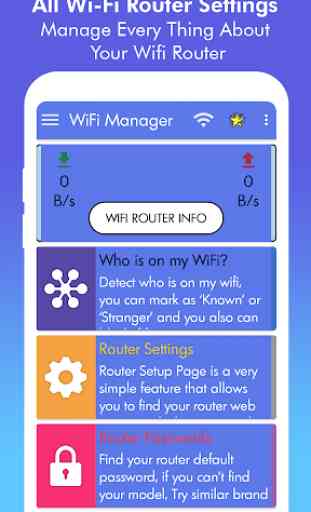 Wifi Router manager  Router settings 1