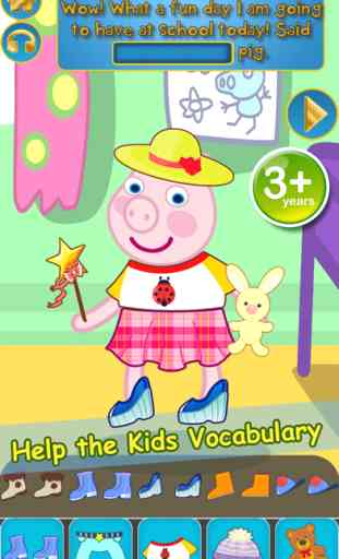 Il Mio Interactive Felice Little Pig Story Book Dress Up Game Time - Free App 1