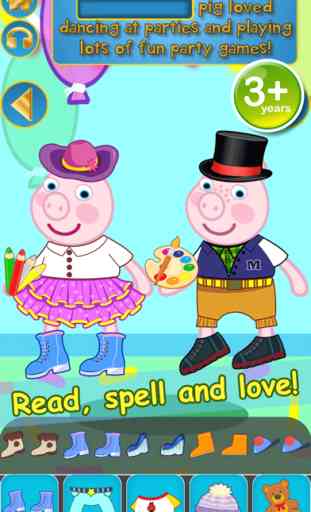 Il Mio Interactive Felice Little Pig Story Book Dress Up Game Time - Free App 2