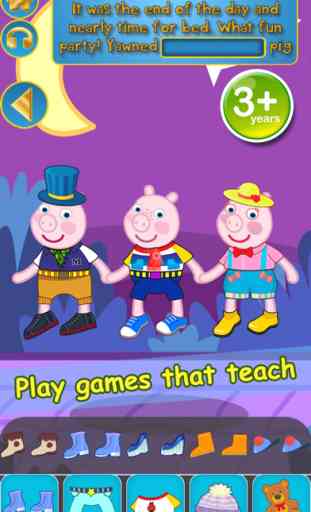 Il Mio Interactive Felice Little Pig Story Book Dress Up Game Time - Free App 3