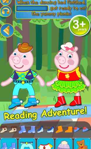 Il Mio Interactive Felice Little Pig Story Book Dress Up Game Time - Free App 4
