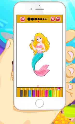 Mermaid Coloring Book - Educational colorare giochi gratis! Per i bambini più piccoli e 1