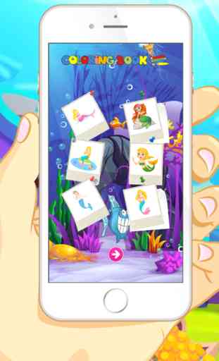 Mermaid Coloring Book - Educational colorare giochi gratis! Per i bambini più piccoli e 3