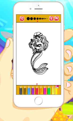 Mermaid Coloring Book - Educational colorare giochi gratis! Per i bambini più piccoli e 4