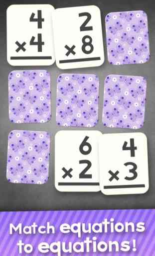 Moltiplicazione Flash Cards Giochi Divertenti Math 4