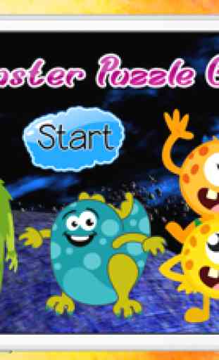 mostri e alieni puzzle per la scuola materna gratis 1