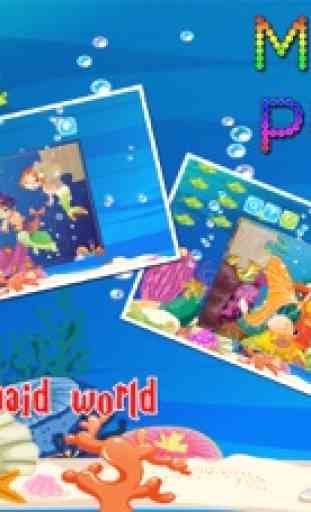 Principessa sirena puzzle Giochi per i più piccoli 2