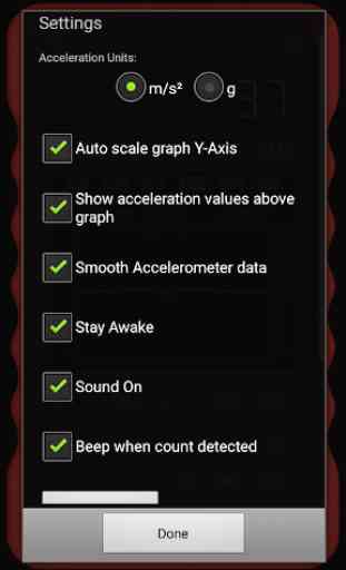 Accelerometer Counter 3