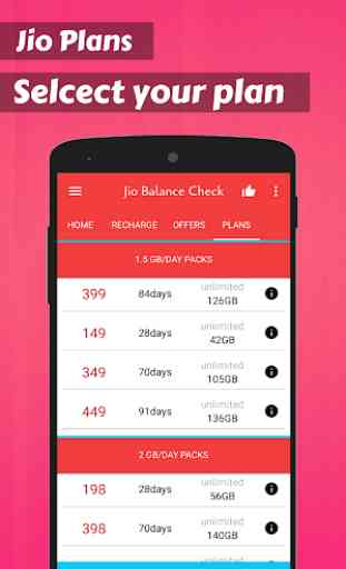 App for balance check & जियो recharge 4