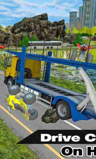 Atv Quad Moto 3D Transport: Truck Drive Simulator 3