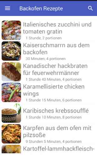 Backofen rezepte app in Deutsch kostenlos offline 1