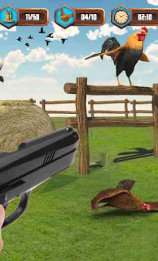 Bird Hunting Chicken Shooting Aim Wild Hen Hunt 1