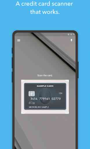 BlinkCard - Scan Credit Cards 1