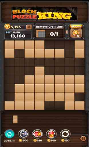 Block Puzzle King : Wood Block Puzzle 4