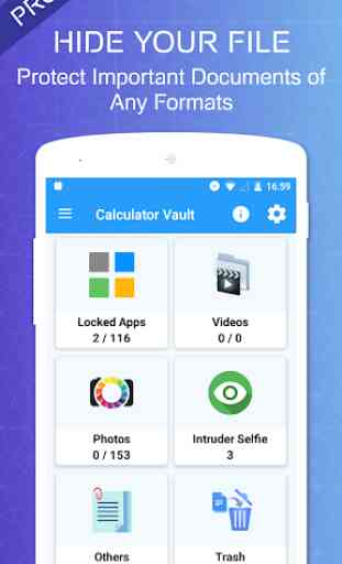 Calculator Vault App Lock : Hide Photo PRO 2