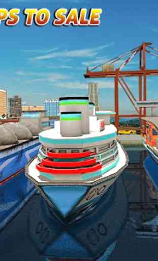 Carico nave simulatore città carico trasporto 3D 2