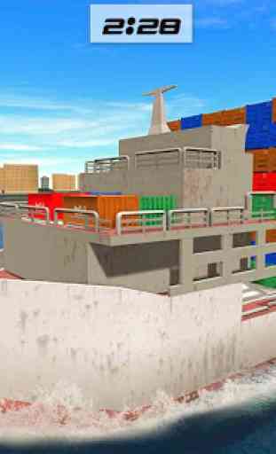 Carico nave simulatore città carico trasporto 3D 4