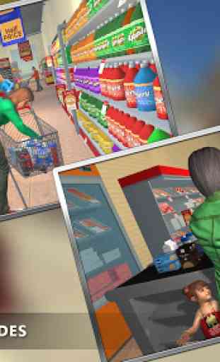 Cassa virtuale della drogheria del supermercato 4