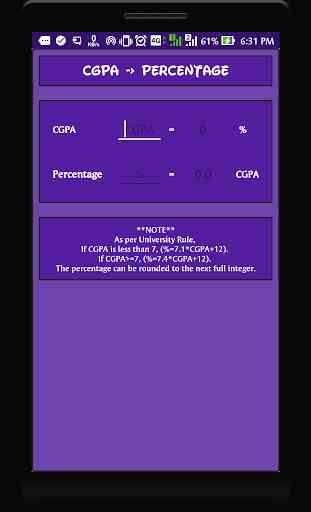 CGPA, SGPA, Percentage Calculator Pro 3