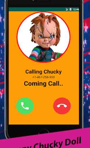 Chucky Doll Call Me !! Creepy Fake Video Call 3