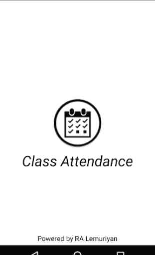 Class Attendance 1