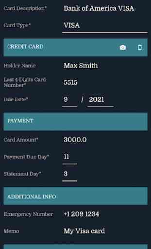Credit Card Manager 2
