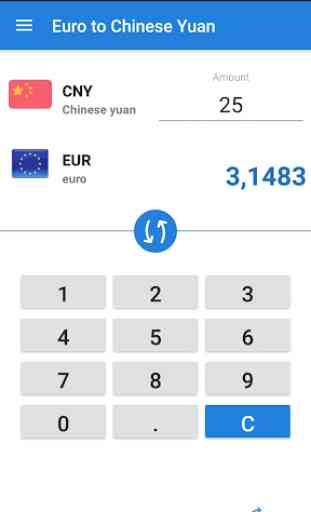 Da Euro a Yuan cinese / EUR a CNY 2