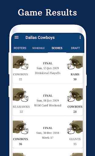 Dallas - Football Live Score & Schedule 2