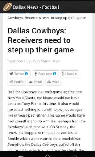 Dallas News - Football 4
